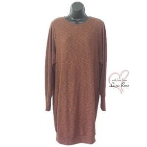 Zada Puff Shouldered Fitted Hem Sweater Dress (prAna)